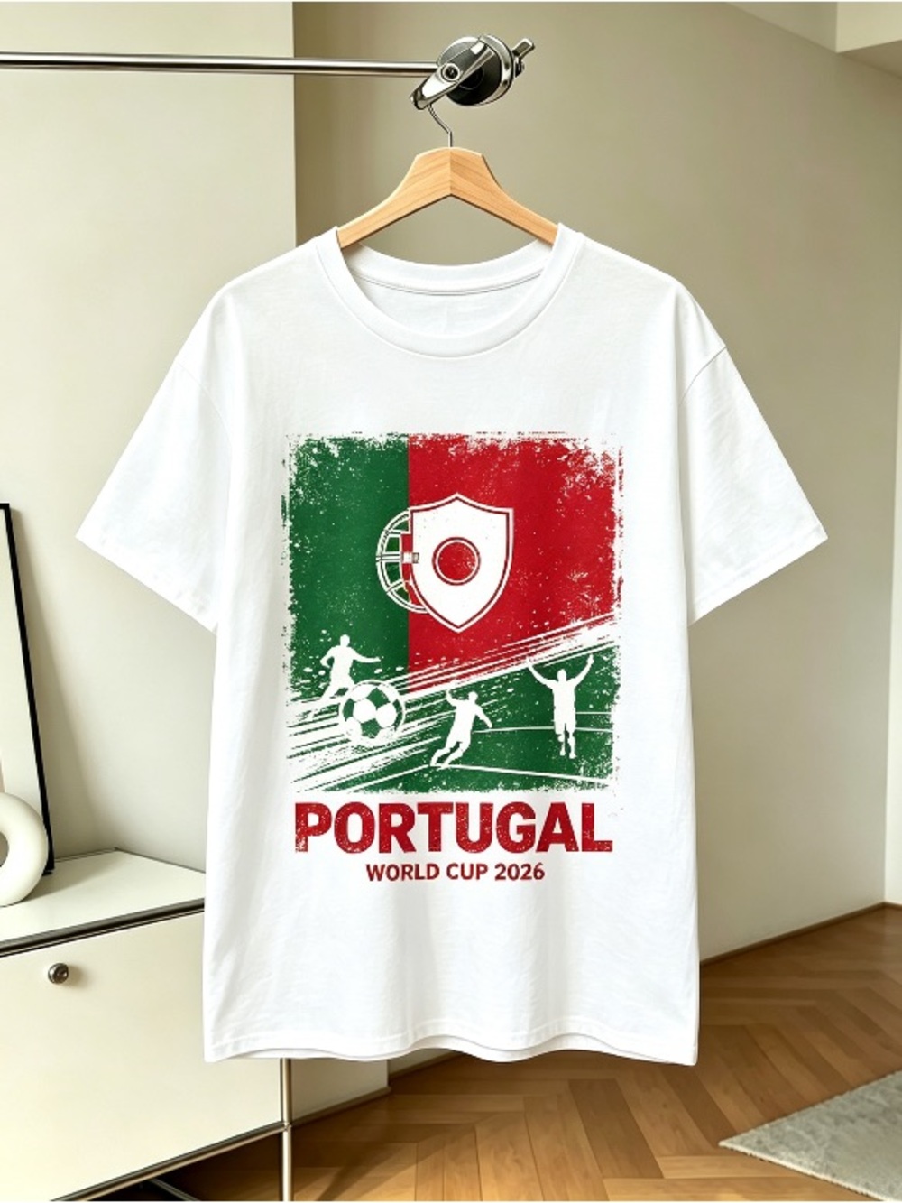 PORTUGAL - NEW World Cup 2026 Football Soccer Fans T-Shirt Tee Shirt